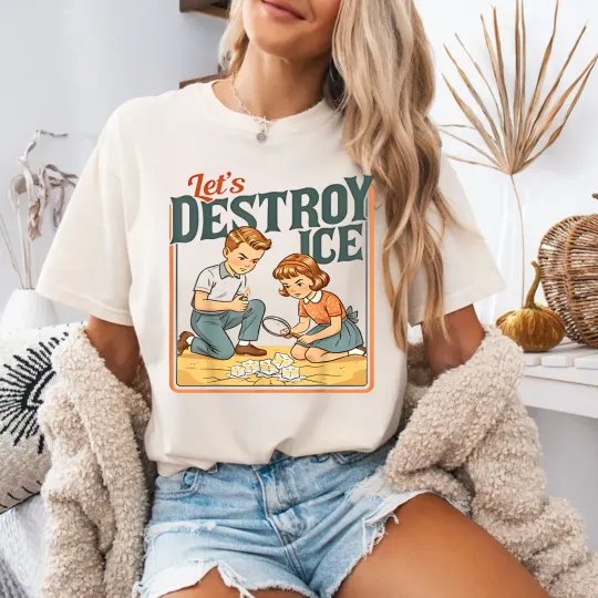 Discover Abolish ICE Tees Let's Destroy Ice T-Shirt
