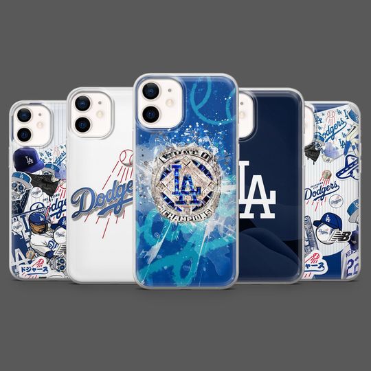 LA Dodgers Phone Case Ohtani Baseball Cover for iPhone 17Pro, 16, 15, 14, 13, 12, Samsung S25, S24, S23Fe, S22, A17,A26,A56, Pixel 10, 9