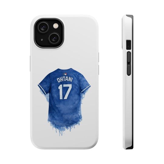 Discover Dodgers Ohtani Watercolor Phone Case Mag-Safe
