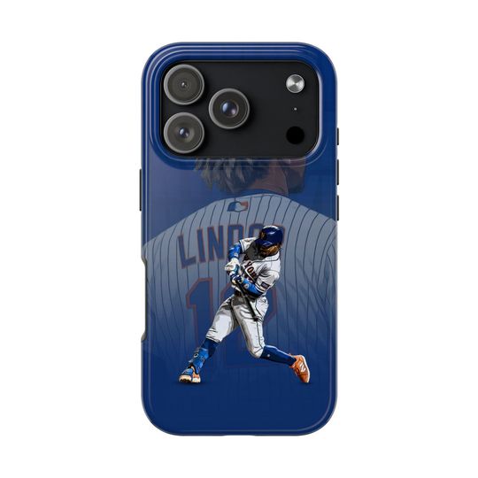 Discover Francisco Lindor iPhone Pro Max Impact Resistant New York Mets Tough Phone Case Protective Mets Phone Case for iPhone17 16 15 14 13 12 11