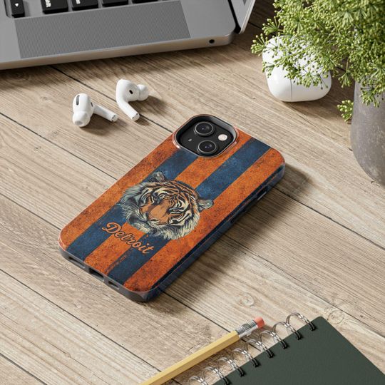 Discover Retro Tigers Phone Case | Vintage Baseball Vibes for iPhone & Samsung Galaxy