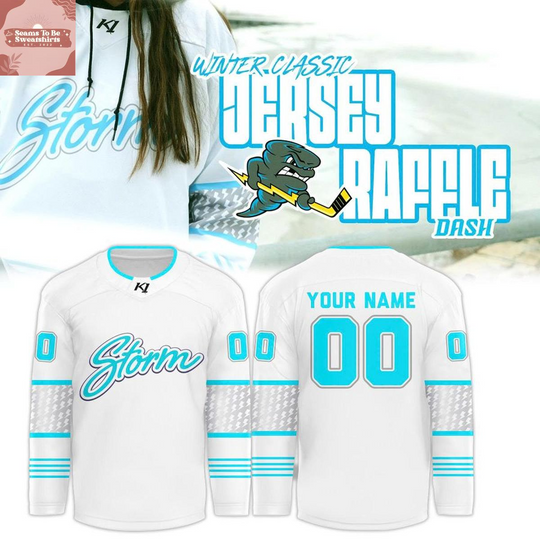 Discover Quad City Storm Winter Classic 2025 Personalized Hockey Jersey