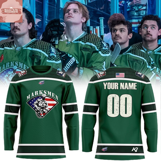 Discover Fayetteville Marksmen football Salute to Service Award 2025 Personalized Hockey Jersey