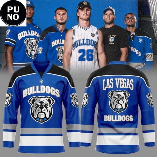 Discover Canterbury-Bankstown Bulldogs NRL 2026 Las Vegas Hockey Jersey