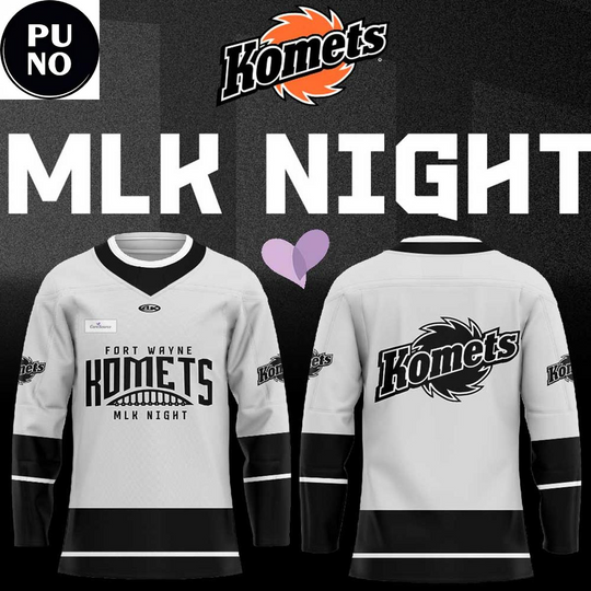 Discover Fort Wayne Komets x MLK Night 2026 Hockey Jersey
