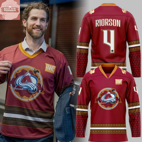 Colorado Avalanche x Fourth Wing Night 2025 Personalized Hockey Jersey