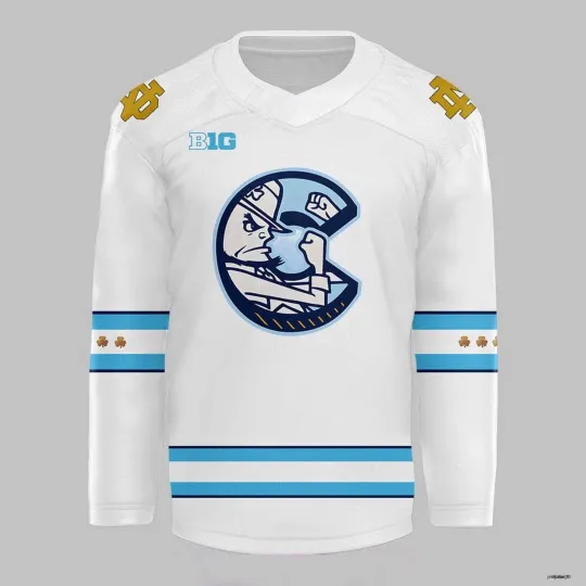 Discover ND Fighting Irish x Cubs Performance Hockey Jersey