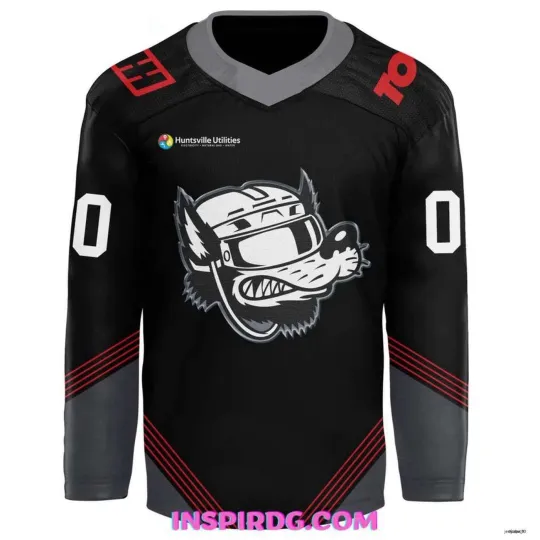 Personalized Huntsville Havoc Glow In the Dark Hockey Jersey