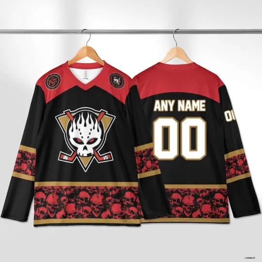 Personalized Anaheim Ducks x The Offspring Hockey Jersey