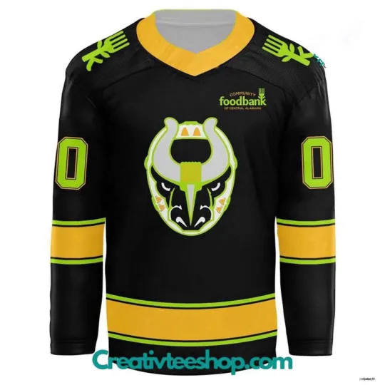 Personalize Birmingham Bulls “Hockey Fights Hunger” Hockey Jersey