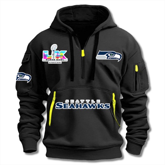 Seattle Seahawks SB LX 2026 Tactical Hoodie