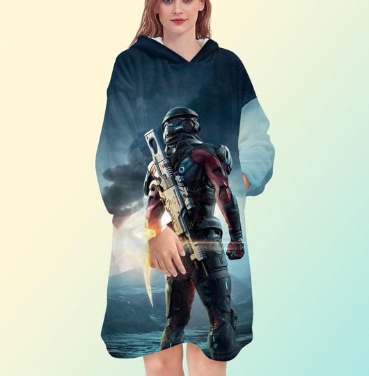 Mass Effect Andromeda Blanket Hoodie