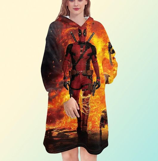 Deadpool Blanket Hoodie