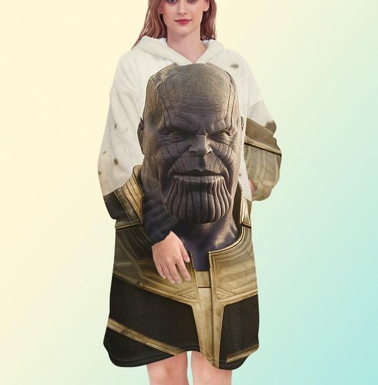 Thanos Avengers Blanket Hoodie