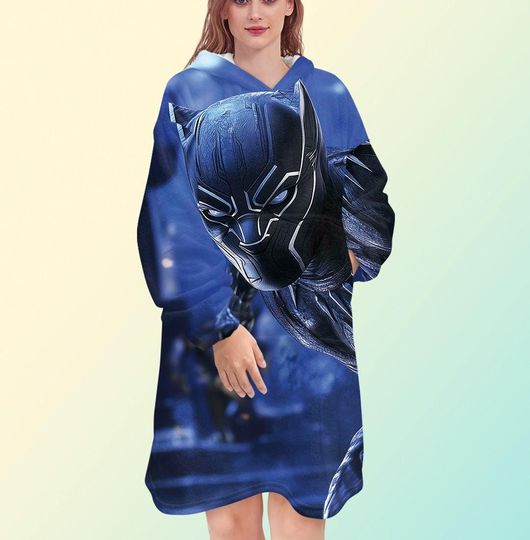 Black Panther Blanket Hoodie