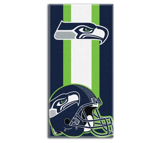 Discover Seattle Seahawks Football Beach Towel