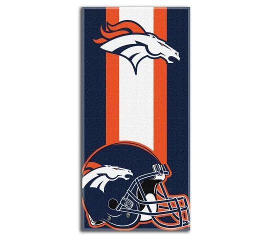 Discover Denver Broncos Beach Towel
