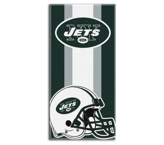 Discover New York Jets Beach Towel