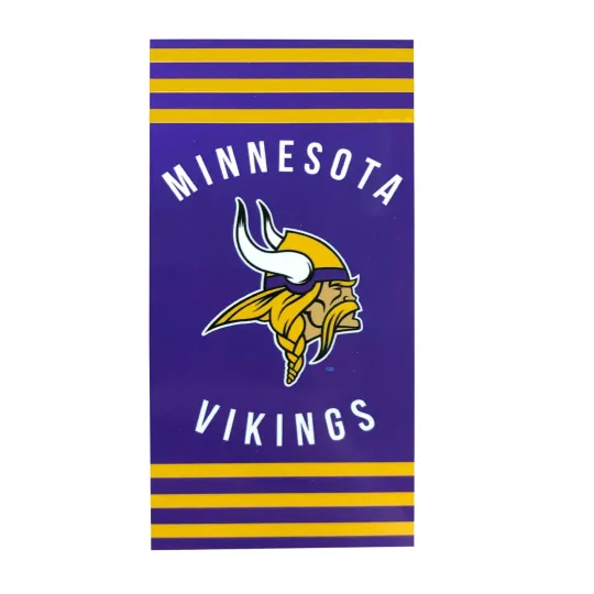 Discover Minnesota Vikings Football Beach Towel