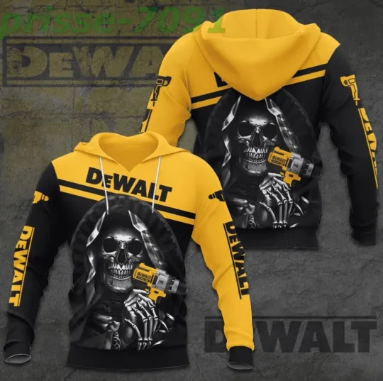 Discover New Dewalt Men Hoodie 3D All Over Print Pullover Men Hoodie