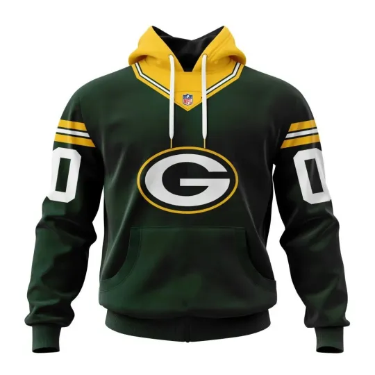 Discover Personalized Green Bay Football Team Packerss 3D Hoodie
