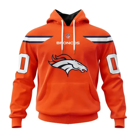 Discover Personalized Denver Football Team Broncoss 3D Hoodie
