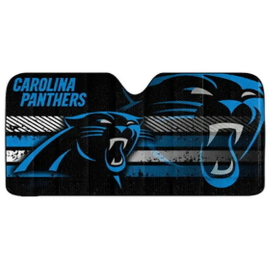 Football Carolina Panthers Front Window Folding Sun Shade