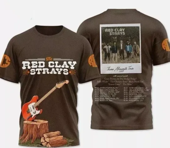 Discover The Red Clay Strays These Moments Tour 3D T-Shirt Gift for Fans