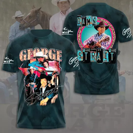Discover GS King Of Country Music 3D T-shirt 2025 Tour Design Gifts