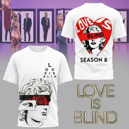 Discover Love Is Blind Season 8 3D T-Shirt