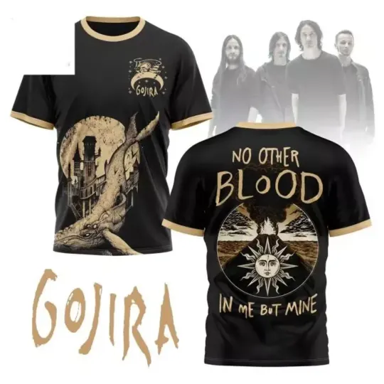 Discover Gojira No Other Blood In Me But Mine 3D T-shirt