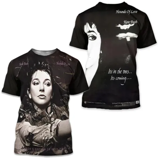 Discover Kate Bush Hounds of Love Album AOP 3D T-shirt