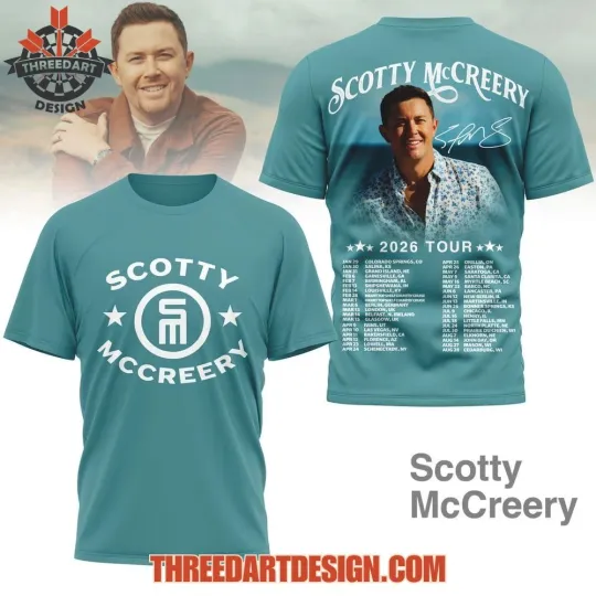Discover McCreery 2026 Tour 3D Shirt