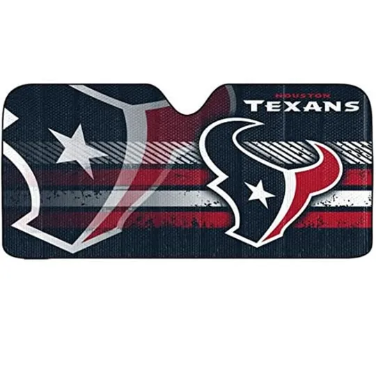Houston Texans Football Front Window Folding Sun Shade