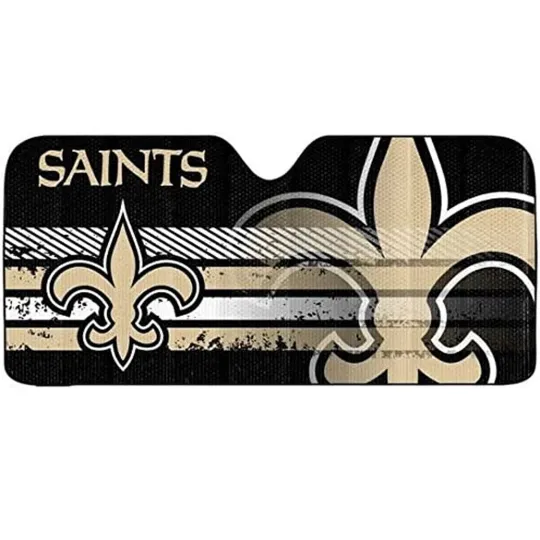 New Orleans Saints Football Car Sun Shade
