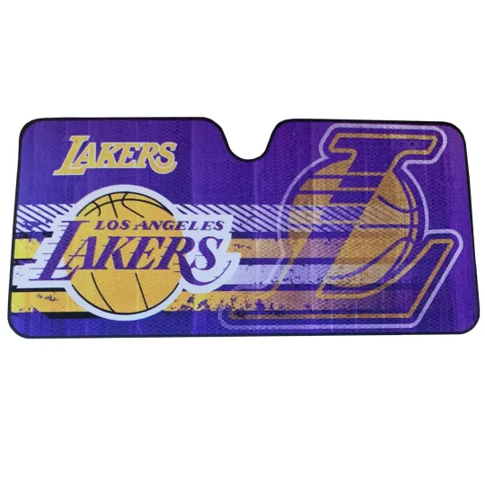 Discover New Basketball LA Lakers Purple Front Window Folding Sun Shade 58" x 27"