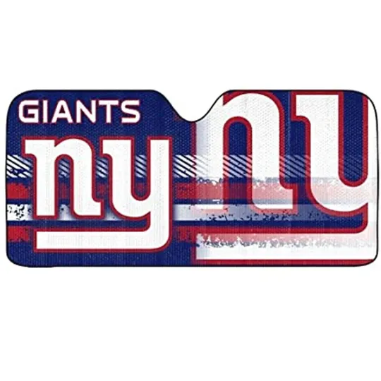 Football New York Giants Front Window Folding Sun Shade