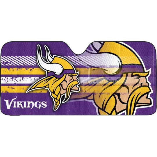 Minnesota Vikings Football Car Sun Shade