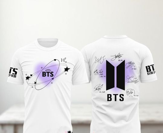 BTS World Tour 2026 3D Tshirt, BTS Members Kpop Shirt, BTS Merch, Kpop Fan Gift, Gift For Fan Bts