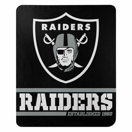 Discover New Football Raiders Fleece Blanket