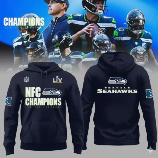 Discover Seahawks Champions Bowl 2026 Hoodie 3D