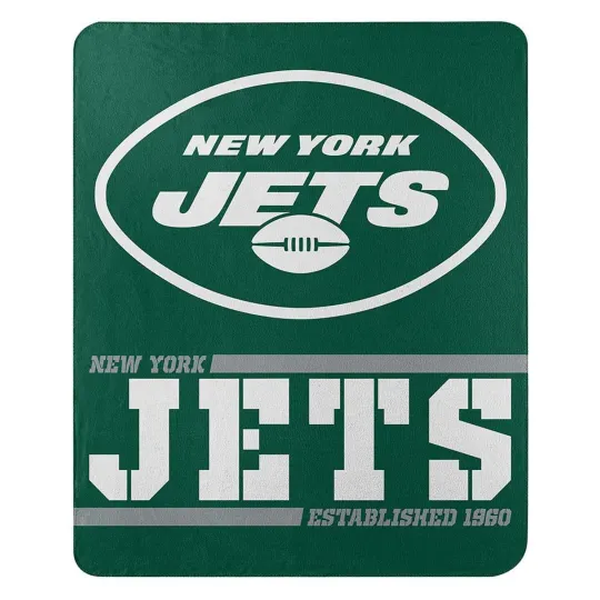 Discover New York Jets Fleece Blanket