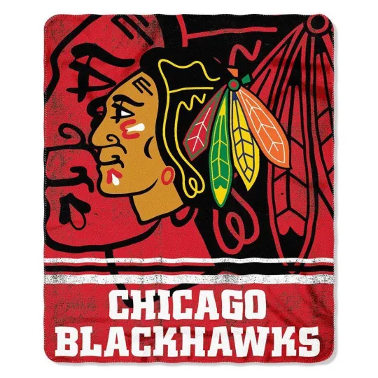 Discover Chicago Blackhawks Fleece Blanket