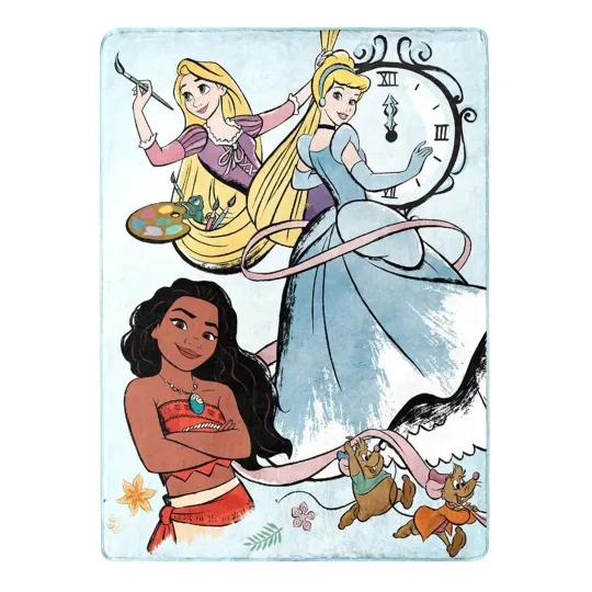 Discover Disney Princesses Fleece Blanket