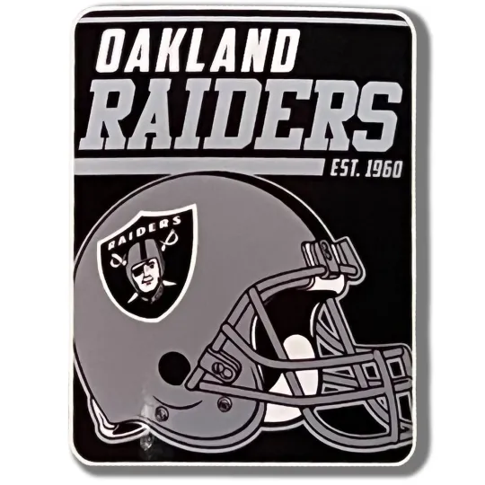 Discover Oakland Raiders Micro Plush Fleece Blanket