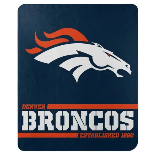 Denver Broncos Fleece Blanket