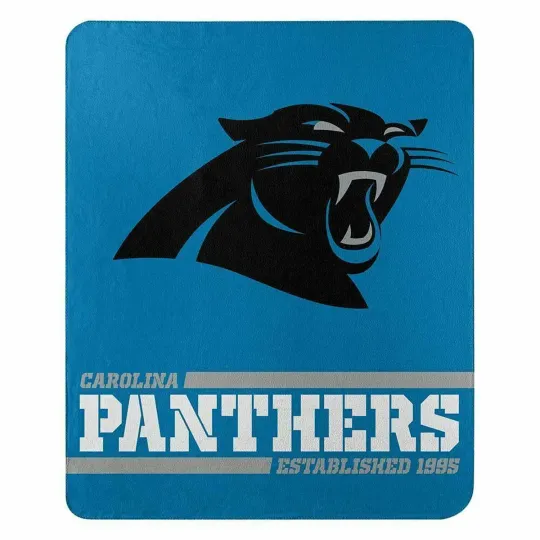Football Carolina Panthers Fleece Blanket