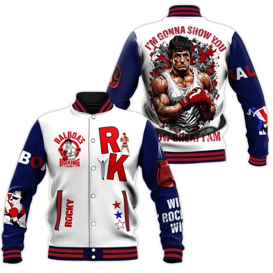 Discover Rocky Baseball Jacket For Fan, Gift For Him, Gift For Friend