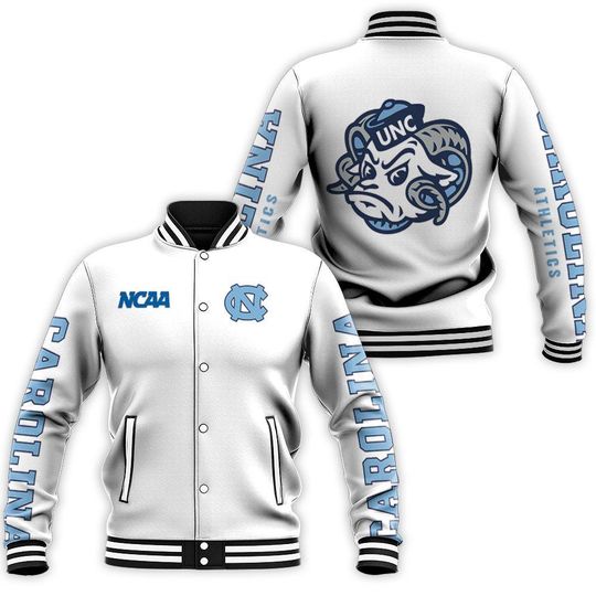Discover North Carolina Tar Heels Baseball Jacket, Gift For Him, Gift For Friend