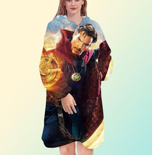Doctor Strange Blanket Hoodie, Avengers Blanket Hoodie